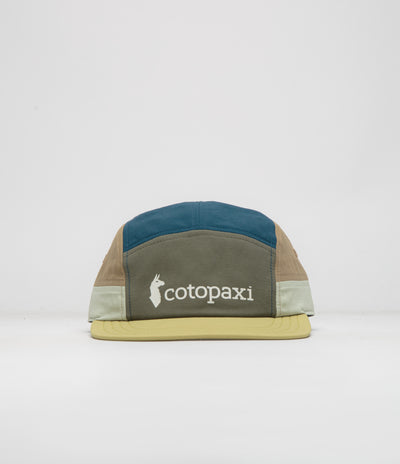 Cotopaxi Tech 5 Panel Cap in Fatigue and Lemongrass