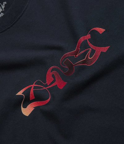 Dancer Analog Triple Logo T-Shirt in Dark Navy