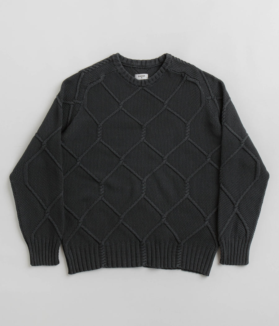 Dancer Fence Knit Sweatshirt - Charcoal