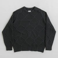 Dancer Fence Knit Sweatshirt - Charcoal thumbnail