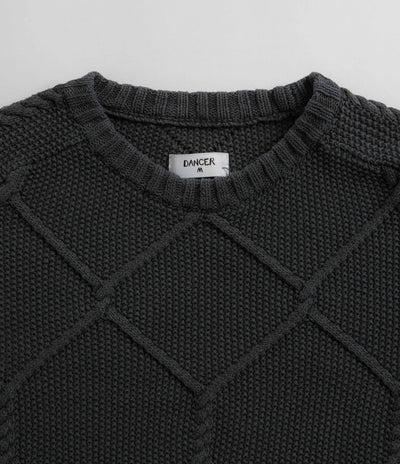 Dancer Fence Knit Sweatshirt - Charcoal