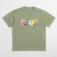 Dancer Glam Flowers T-Shirt in Hedge Green thumbnail