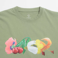 Dancer Glam Flowers T-Shirt in Hedge Green thumbnail