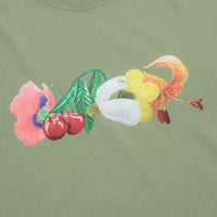 Dancer Glam Flowers T-Shirt in Hedge Green thumbnail
