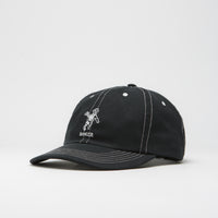Dancer OG Logo Dad Cap - Black / White Stitch thumbnail