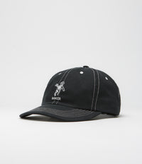 Dancer OG Logo Dad Cap - Black / White Stitch