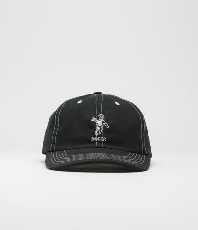 Dancer OG Logo Dad Cap - Black / White Stitch