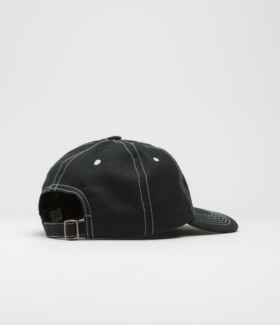 Dancer OG Logo Dad Cap - Black / White Stitch