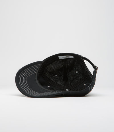 Dancer OG Logo Dad Cap - Black / White Stitch