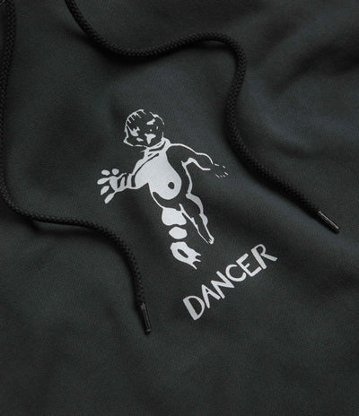 Dancer OG Logo Hoodie - Black / White Stitch