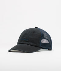 Dancer Trucker Snap Cap in Black and Navy