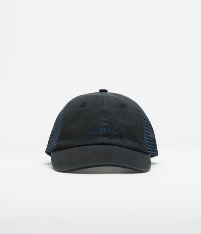Dancer Trucker Snap Cap in Black and Navy