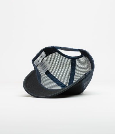Dancer Trucker Snap Cap in Black and Navy