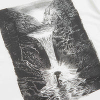 Dancer Waterfall T-Shirt in White thumbnail