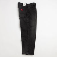 Dickies 958 Baggy Tapered Work Jeans - Black Wash Faded thumbnail