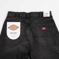 Dickies 958 Baggy Tapered Work Jeans - Black Wash Faded thumbnail