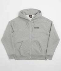 Dickies Bolivar Full Zip Hoodie in Grey Melange