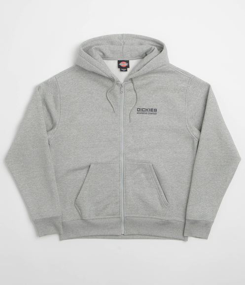 Dickies Bolivar Full Zip Hoodie - Grey Melange