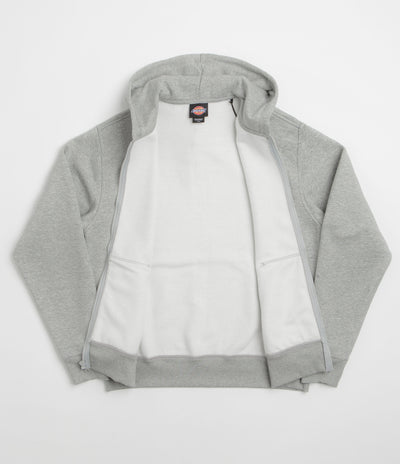 Dickies Bolivar Full Zip Hoodie in Grey Melange