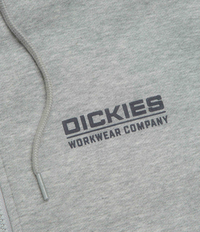 Dickies Bolivar Full Zip Hoodie in Grey Melange