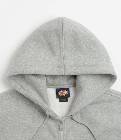 Dickies Bolivar Full Zip Hoodie in Grey Melange