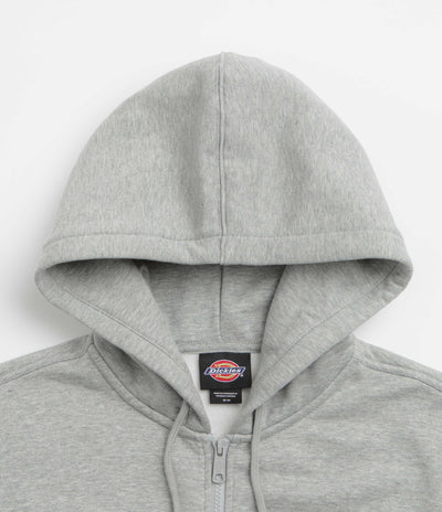 Dickies Bolivar Full Zip Hoodie in Grey Melange