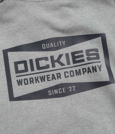 Dickies Bolivar Full Zip Hoodie in Grey Melange