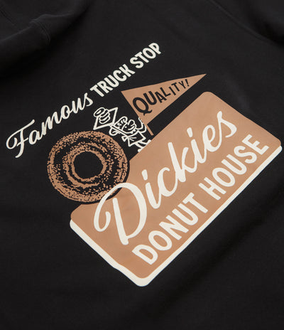 Dickies Donut House Hoodie in Black