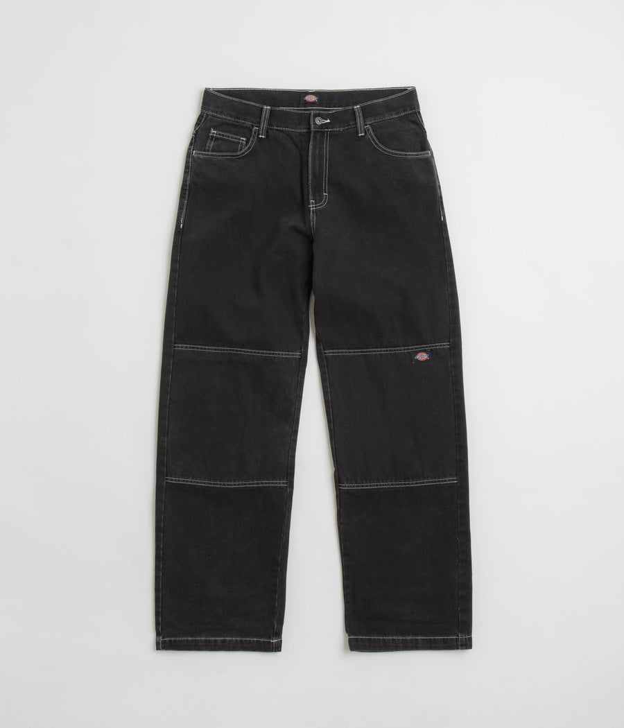 Dickies Double Knee Jeans in Black Wash