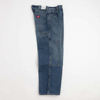 Dickies Double Knee Loose Jeans - Mid Blue Faded thumbnail