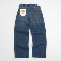 Dickies Double Knee Loose Jeans - Mid Blue Faded thumbnail