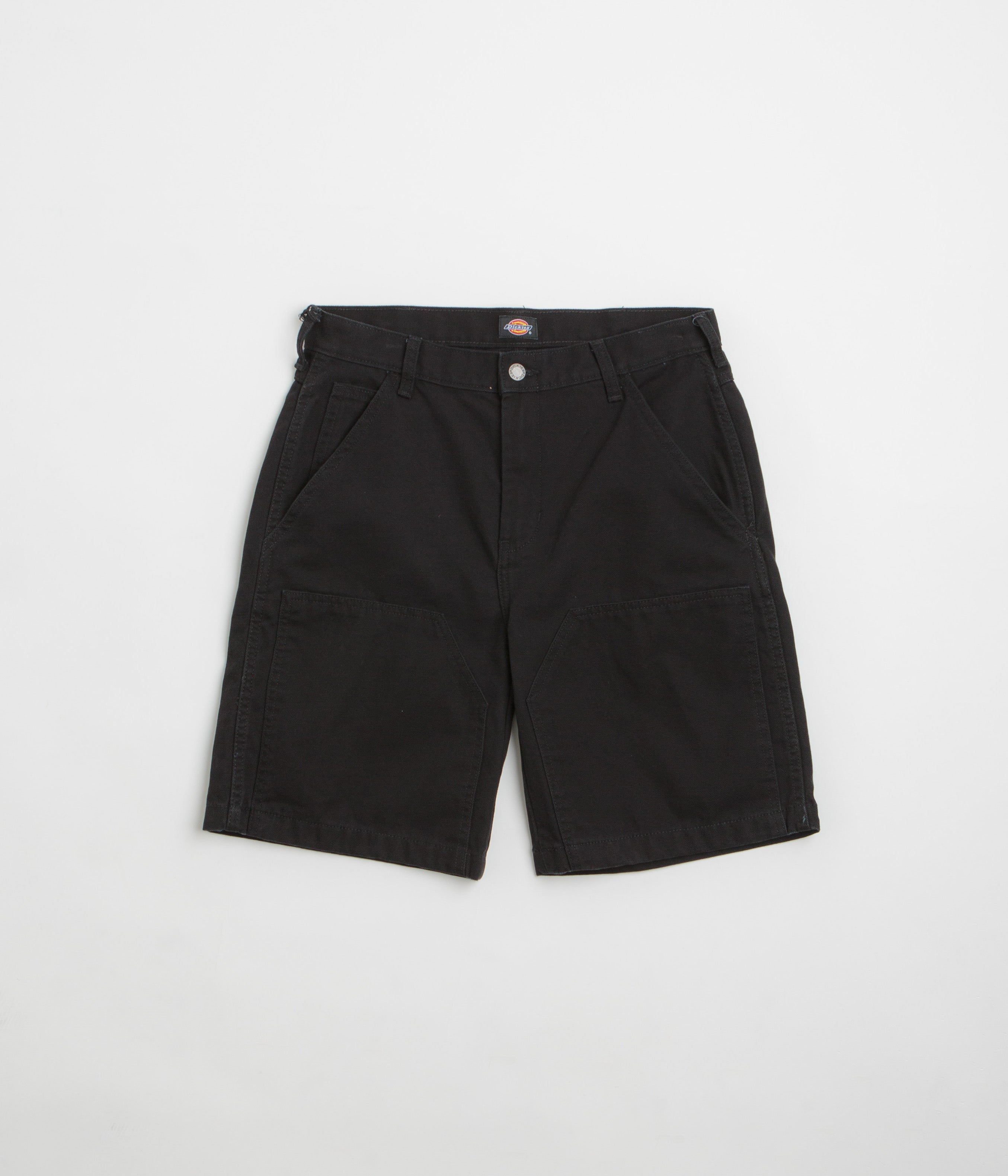 Dickies Duck Canvas Chap Shorts in Stone Washed Black