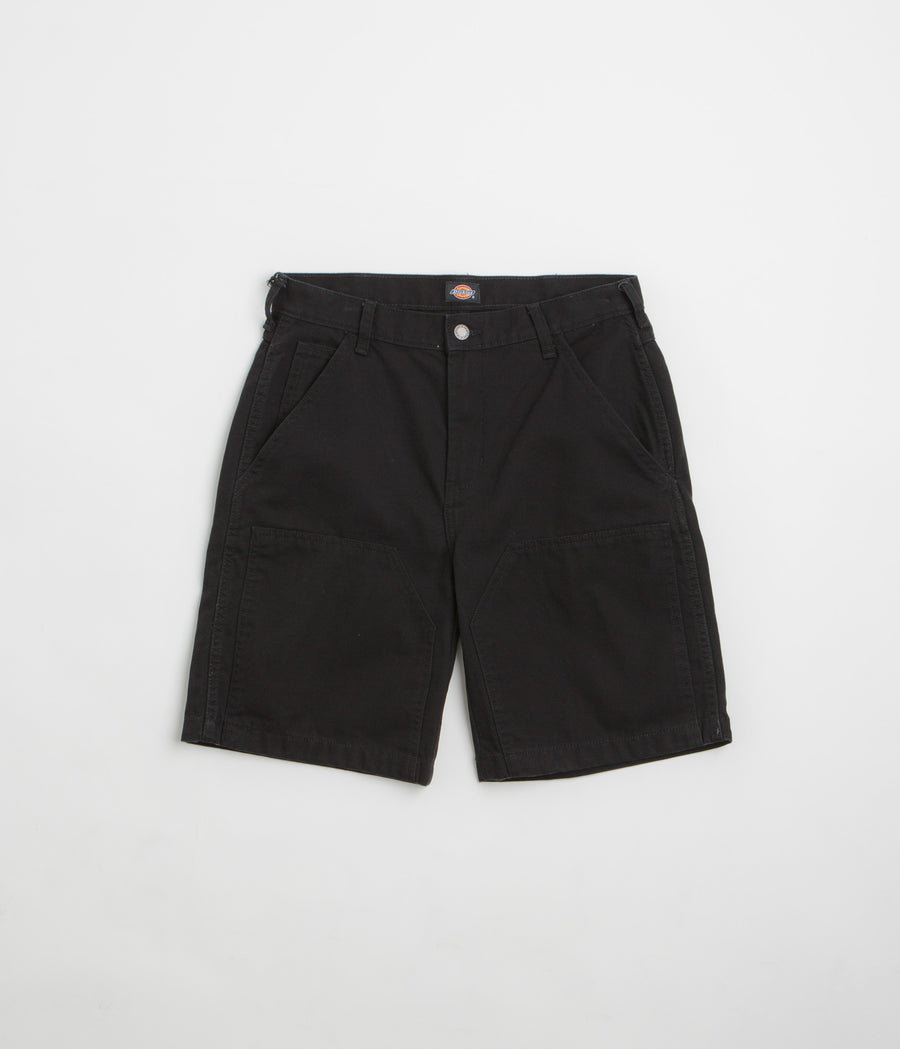 Dickies Duck Canvas Chap Shorts in Stone Washed Black