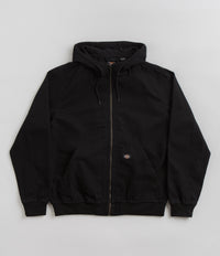 Dickies Duck Canvas Hooded Unlined Jacket in Black