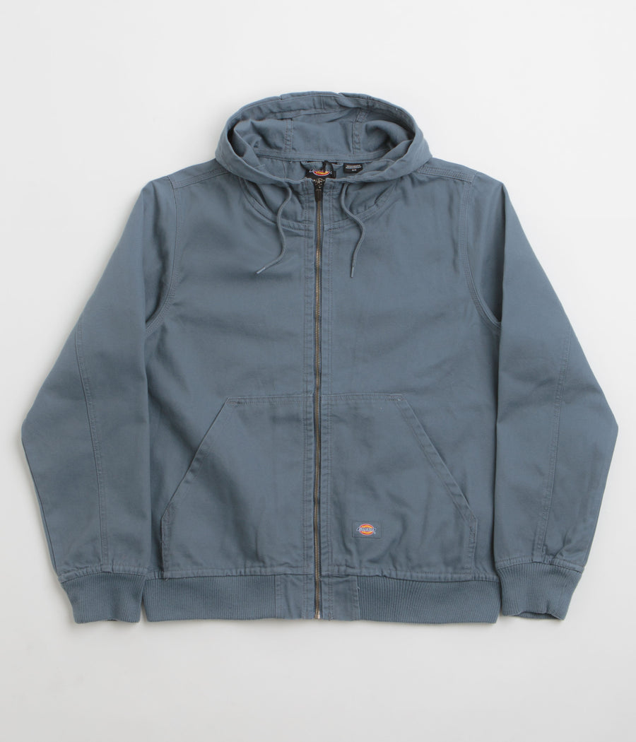 Dickies Duck Canvas Hooded Unlined Jacket in Stormy Weather