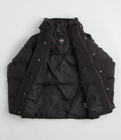 Dickies Eagleville Hooded Puffer Jacket - Black