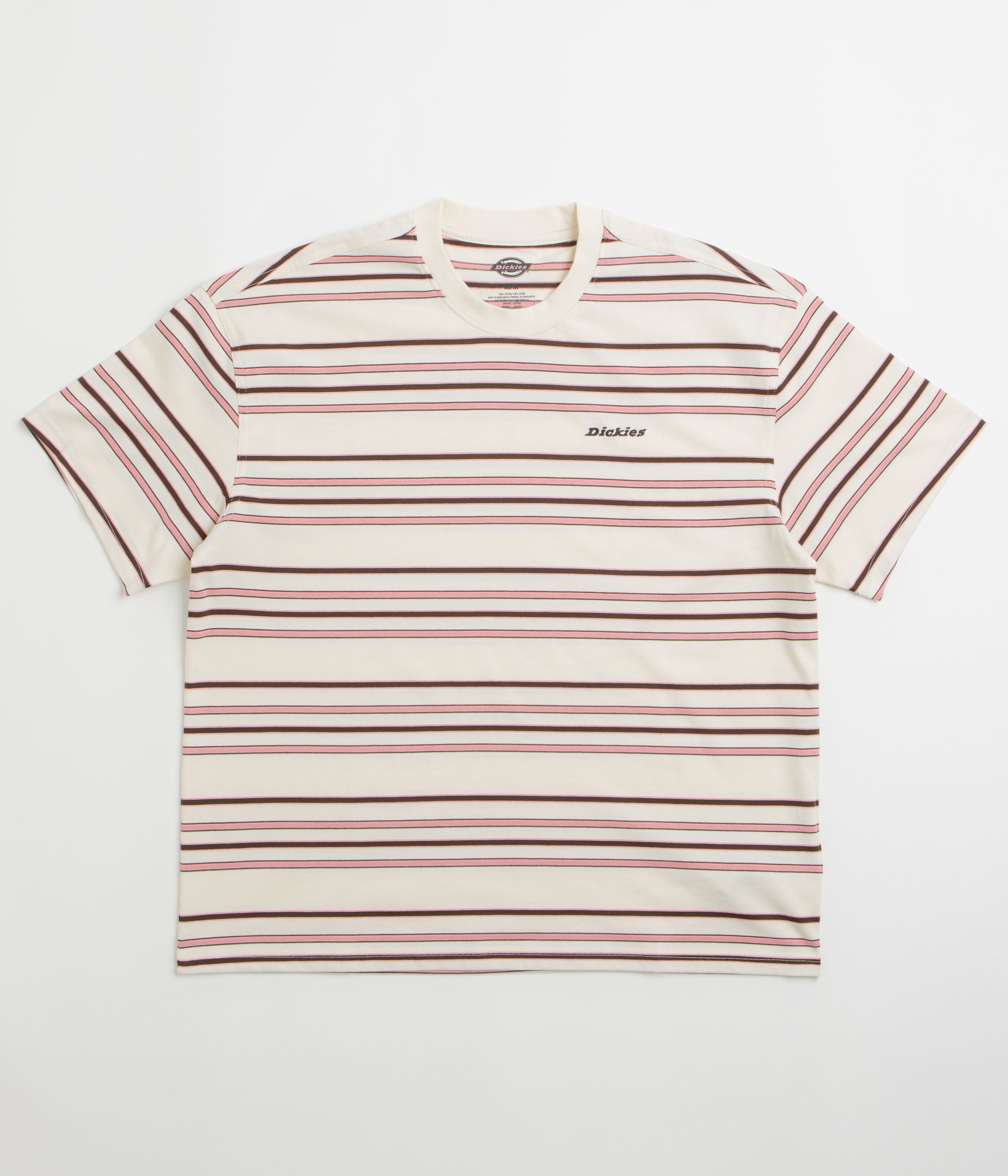 Dickies East Liberty Stripe T-Shirt - Egret