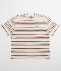Dickies East Liberty Stripe T-Shirt in Egret