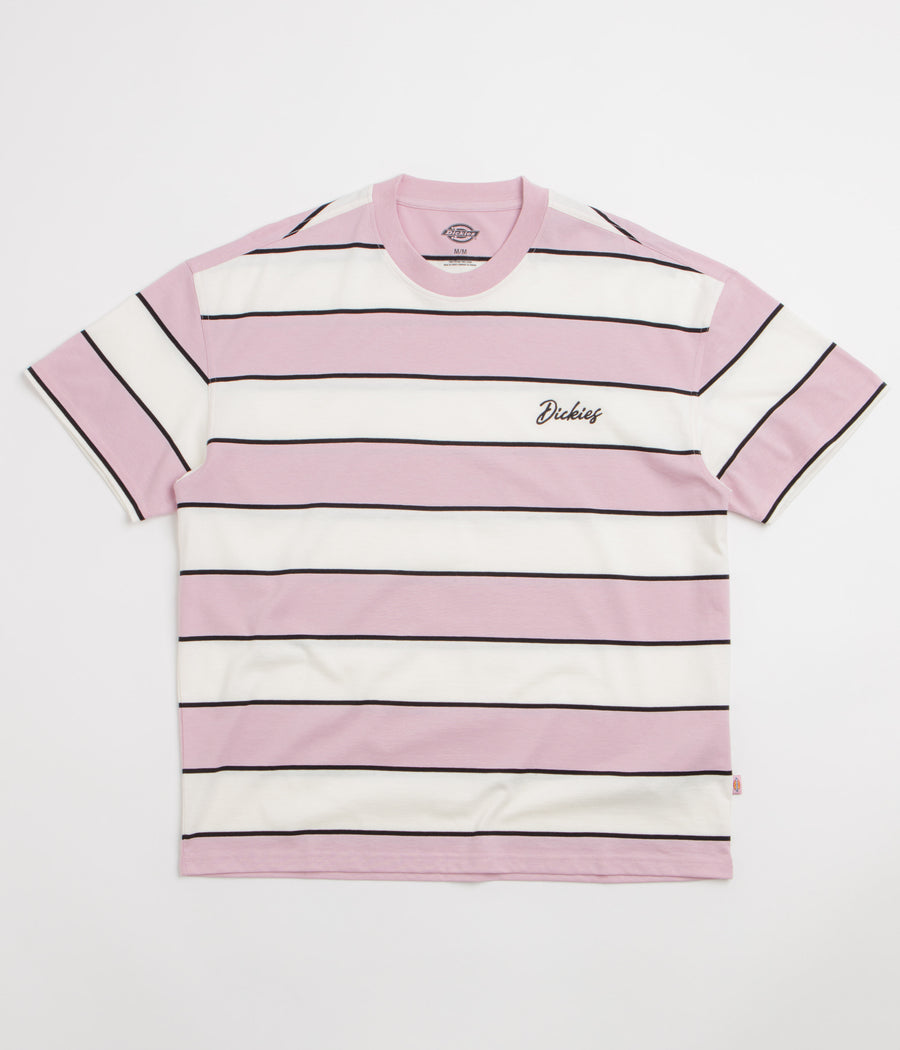 Dickies Embroidery Stripe T-Shirt - Ecru