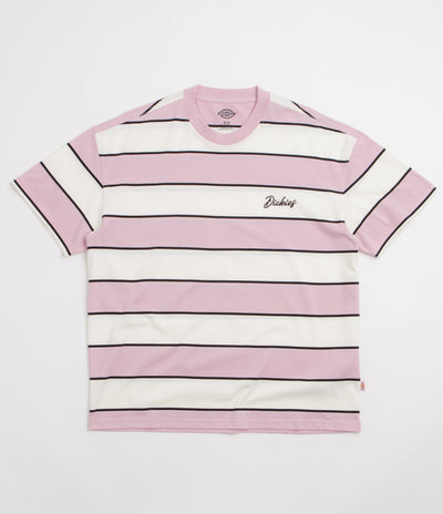 Dickies Embroidery Stripe T-Shirt - Ecru