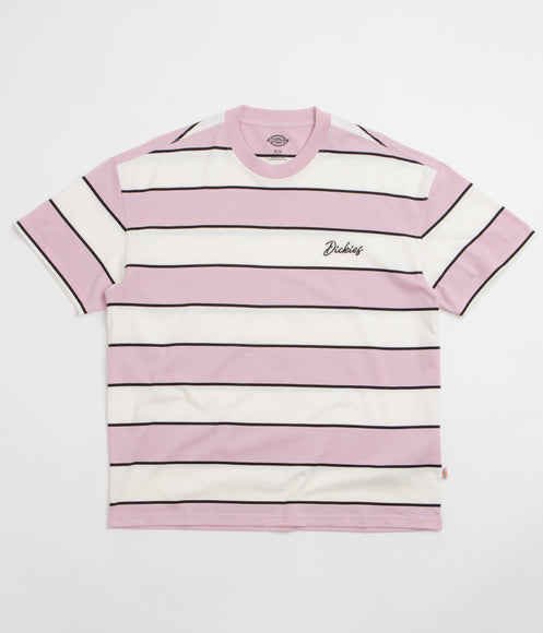 Dickies Embroidery Stripe T-Shirt - Ecru
