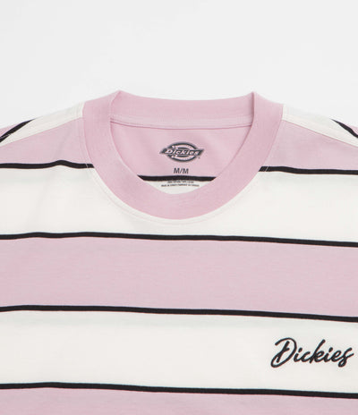 Dickies Embroidery Stripe T-Shirt - Ecru