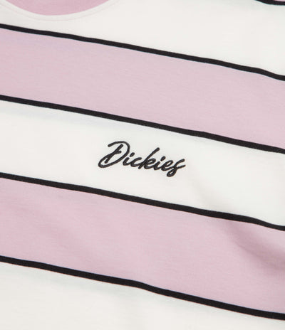 Dickies Embroidery Stripe T-Shirt - Ecru