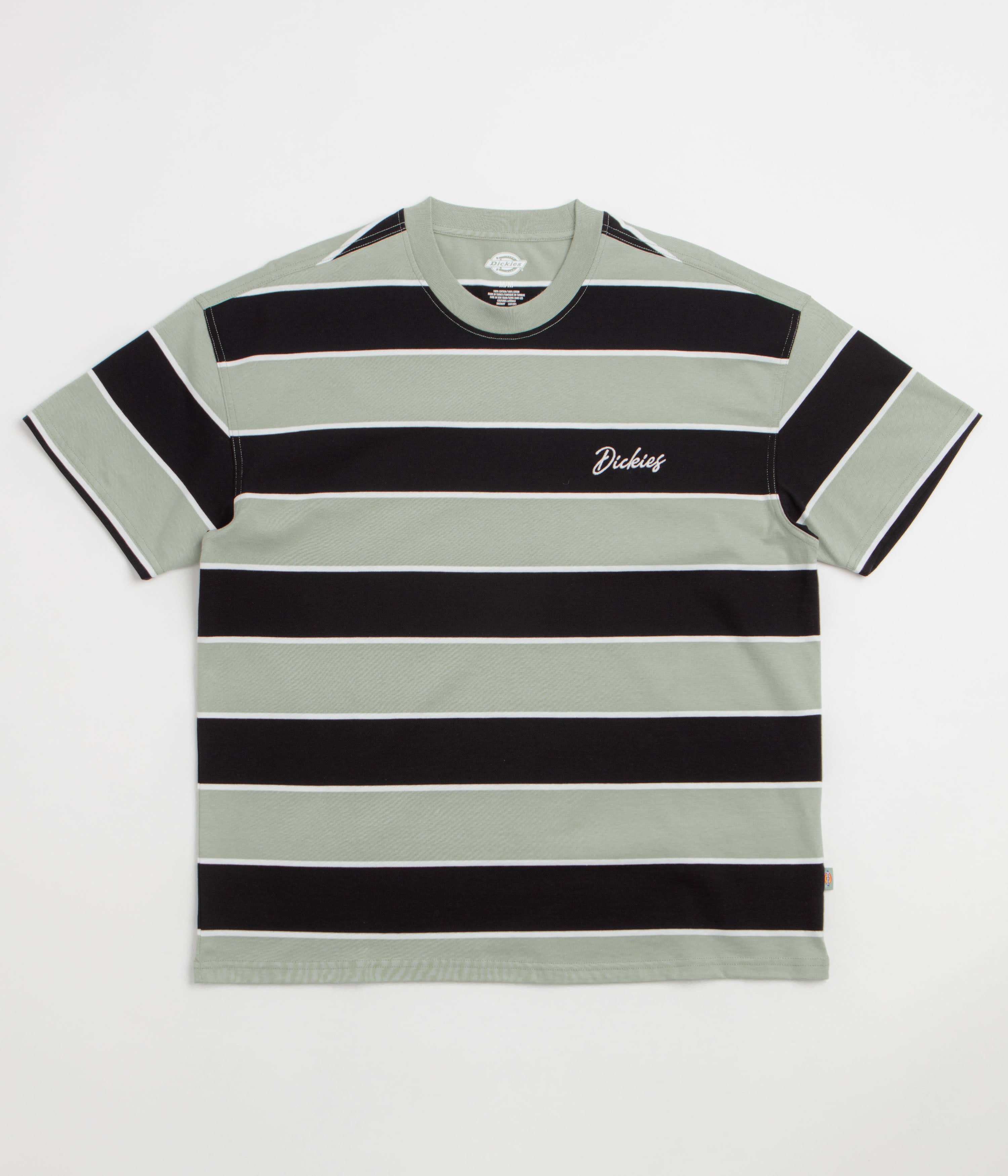 Dickies Embroidery Stripe T-Shirt - Jadeite