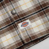 Dickies Eustis Hooded Flannel Shacket - Egret thumbnail