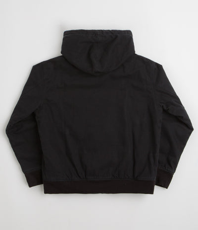 Dickies Hilham Hooded Canvas Jacket in Black