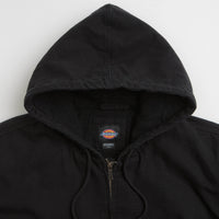 Dickies Hilham Hooded Canvas Jacket in Black thumbnail