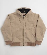 Dickies Hilham Hooded Canvas Jacket in Desert Sand