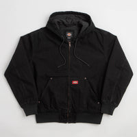 Dickies Hilham Hooded Lined Denim Jacket - Black thumbnail