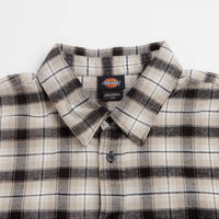 Dickies Jerome Cropped Flannel Shirt - Black thumbnail